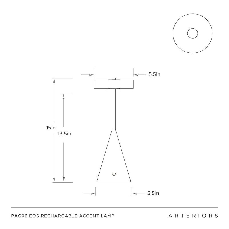 Eos Rechargeable Accent Lamp