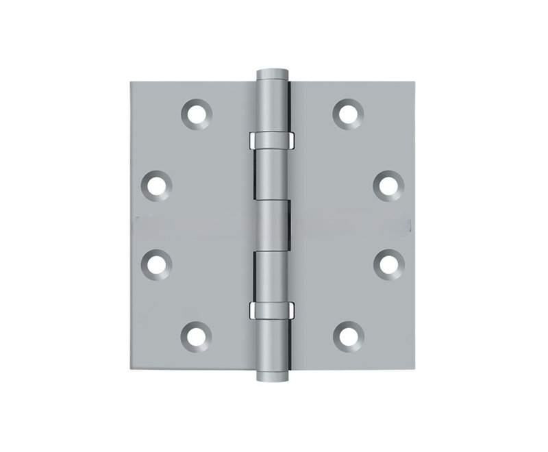 102'' x 102'' Butt Bearing Hinge, Brushed Chrome
