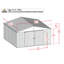 Remise de rangement en acier Elite, 14 x 16, anthracite-119308548-81667597