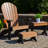 Aatikah Plastic Adirondack Chair with Ottoman/Table-26130147