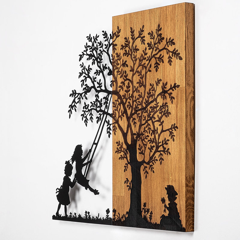 Décoration murale en bois