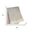 Jeté en mélange de coton 55 po x 70 po avec frange
