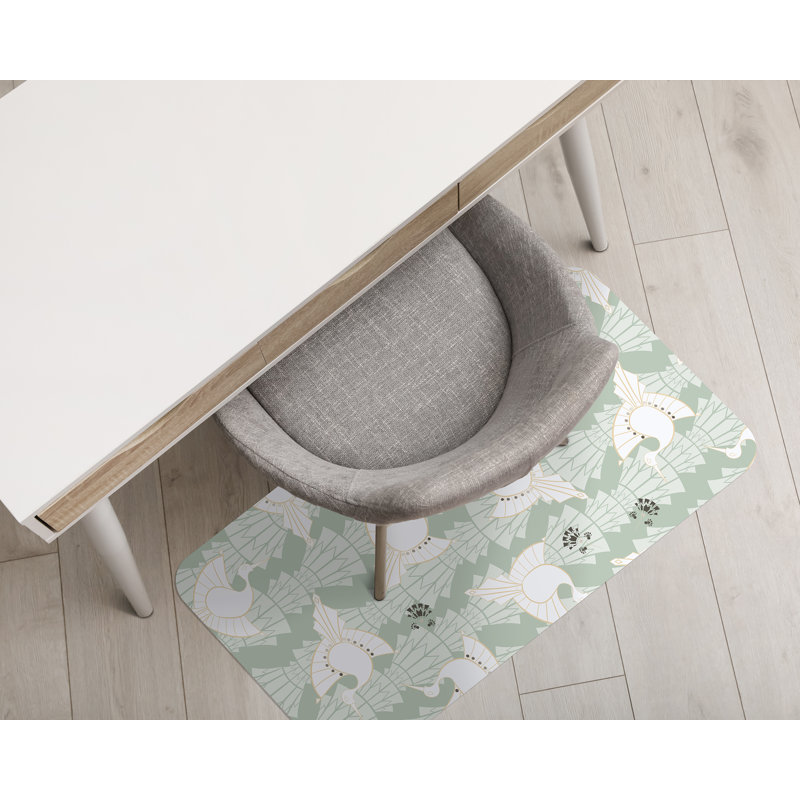 Natya Hard Floor Rectangular Chair Mat, 70 x 100cm