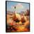 Black Floater Framed