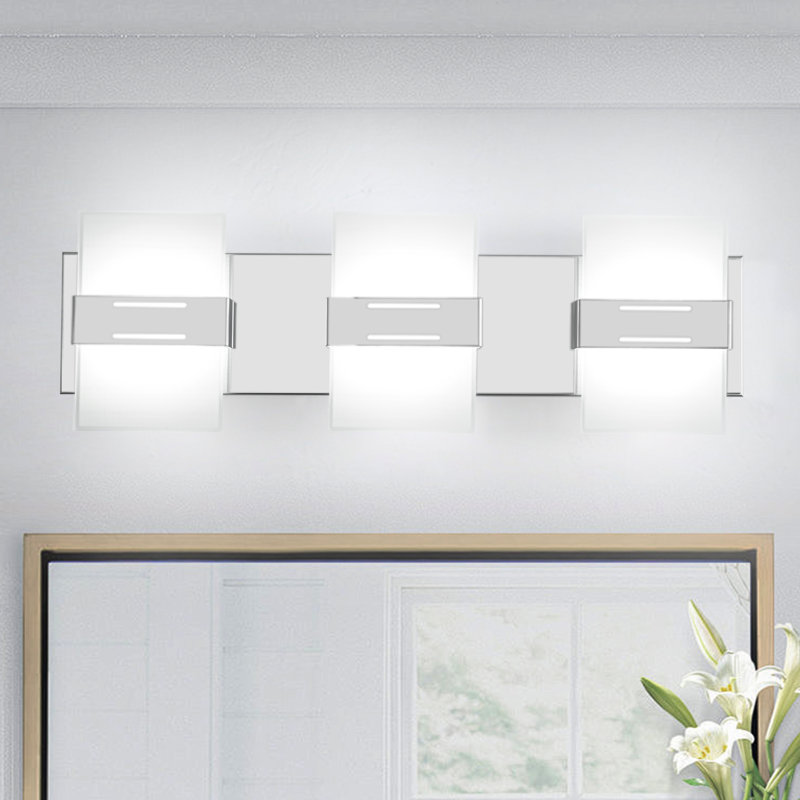 Luminaire de meuble-lavabo à 3 lumières à DEL à intensité variable