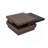 Wood 23.6" rectangle Coffee Table with Wood Grain Design, 1 Hidden Storage Space-648356178