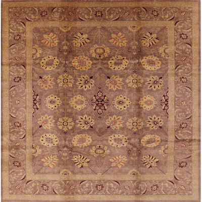 Tapis oriental rouge / beige Khacheres