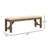 Veliz Polyester Upholstered Bench-852450163