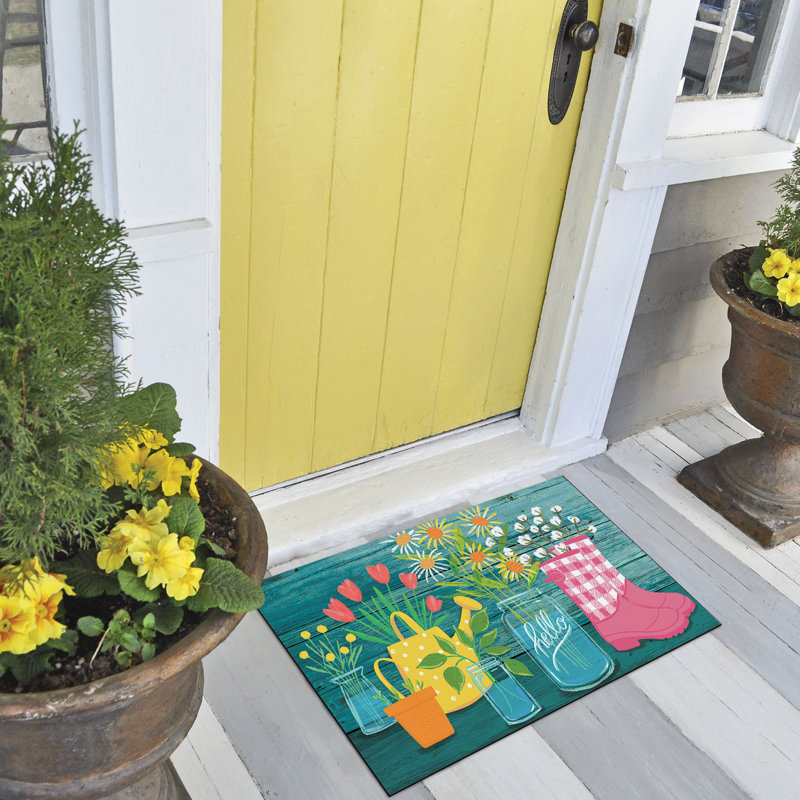 Spring Blooms Indoor/Outdoor Welcome Mat