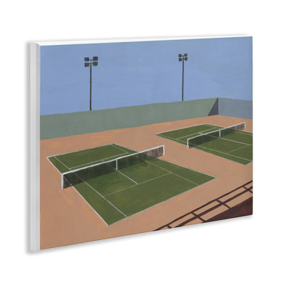 «Tennis Court», art mural par Michael Willett