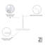Raclette pour salle de bain Brabantia ReNew-93658169