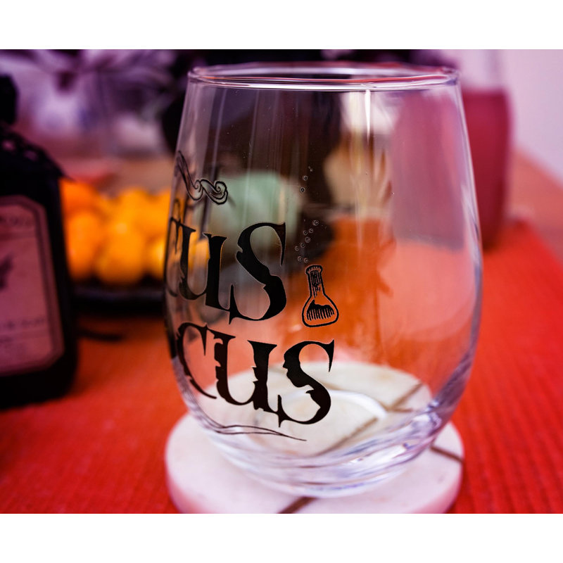 Gerven 20 oz. Verre à vin sans pied en verre