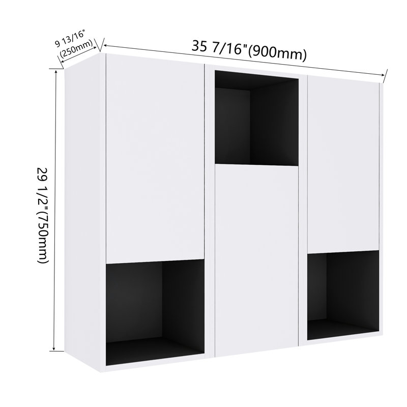 Ensemble de rangement mural pour salle de bain 36 po