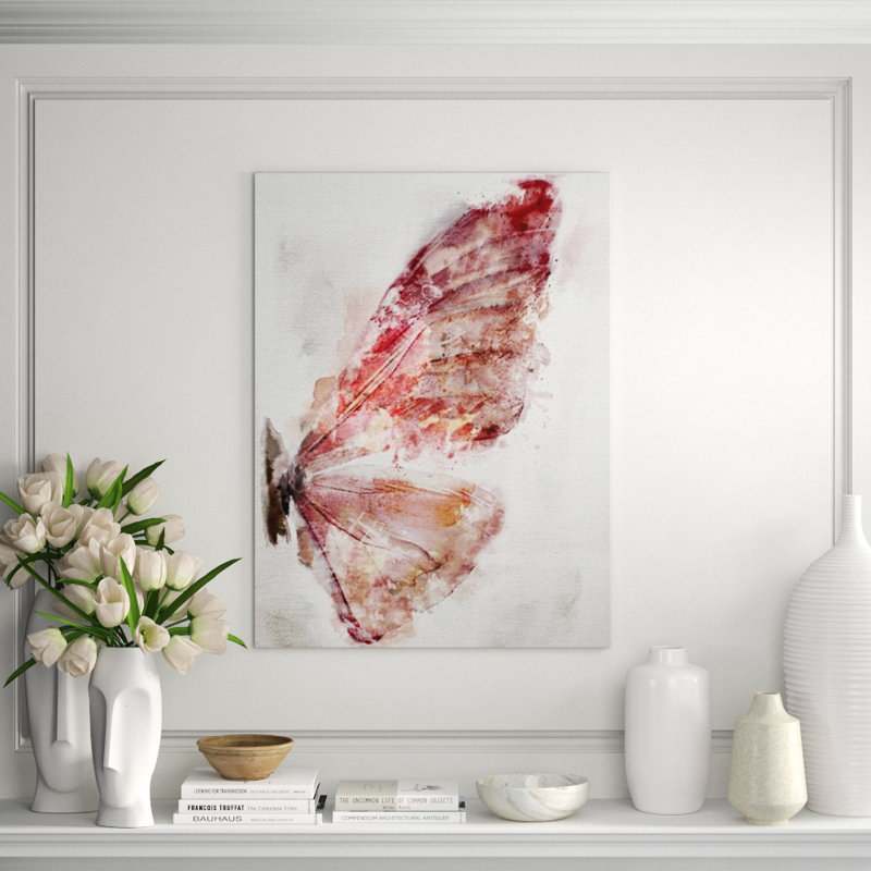 Watercolour Wings II Print by Zoey Riley, 32" H x 24" W , Giclee
