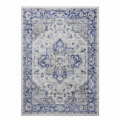 Collection Oriental Non-Shedding Living Room Bedroom Dining Home Office Stylish And Stain Resistant Area Rug