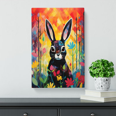 Rabbit Abstract No.3 - Wrapped Canvas