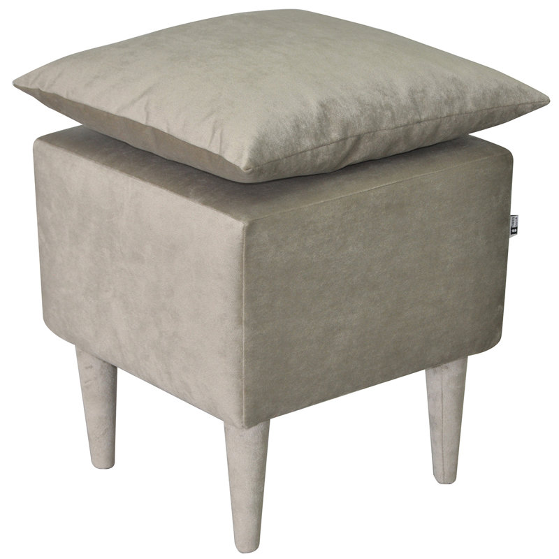 Solid + Manufactured Wood Accent Stool