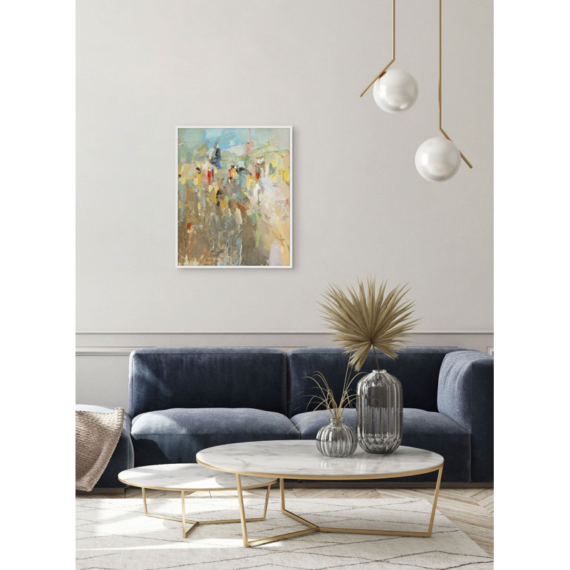 Effervescent Assembly 2 Framed Print Canvas, 35" H x 29" W x 1" D