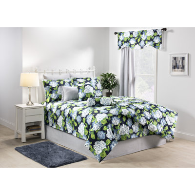  ticking stripe blue Bed Skirt