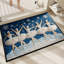 Tapis de bain en velours de cristal à motif de tapis en kbndieu pour tapis de salle de bain antidérapant-128946123