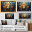 Classical Golden Goddess Woman - reproduction d'art sur toile-87372171-87372172