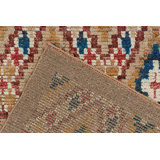 Moroccan Handmade Kilim Silk and Wool Geometric Area Rug