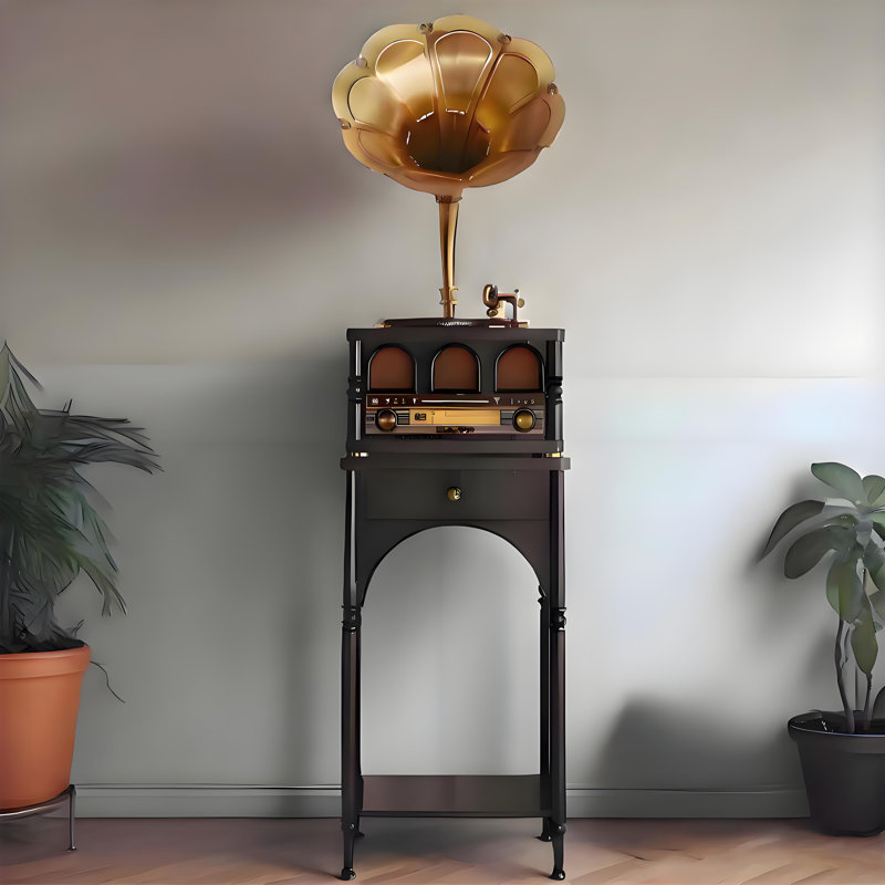 Phonographe intégré 67,72 po H 67,72 po
