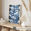 «Beach and Coastal Japanese Waves I», reproduction d'art non encadrée
