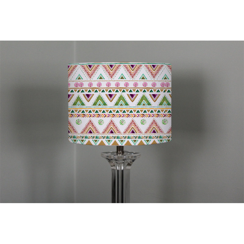 Cotton Drum Lamp Shade ( Uno ), 22cm H x 25cm W x 25cm D