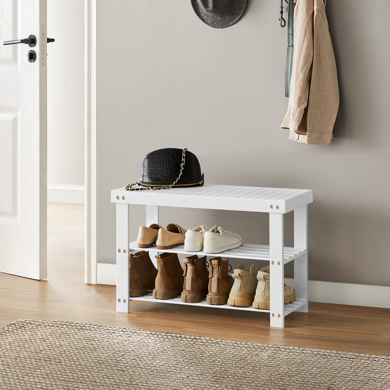 Banc de rangement Mercidieu, Blanc