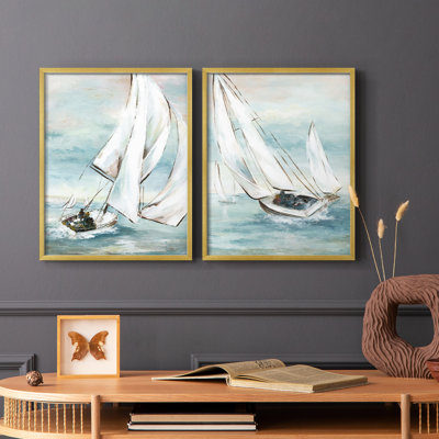 Setting Sail-Premium Framed Print -Ready to Hang - No Nails Required - No Nails Required