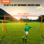 Soccer en plastique avec étui de transport VEVOR-93668989-93668988