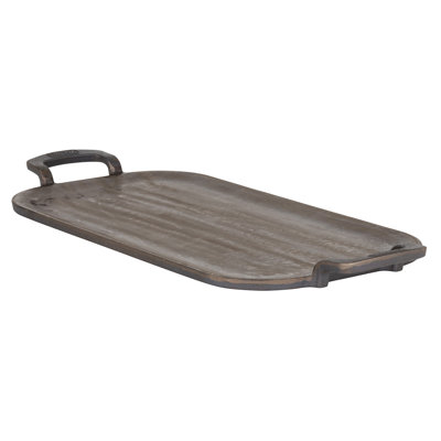 Viking Cast Iron 24-inch Double Burner Griddle, Bronze