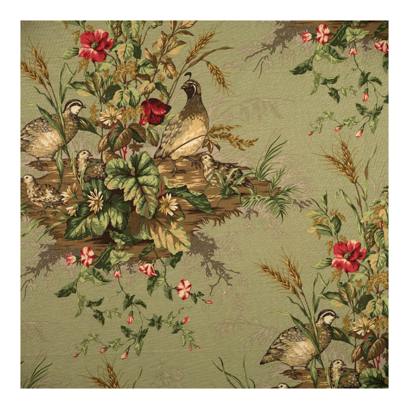 Edwin's Covey Fabric, Multi/Willow