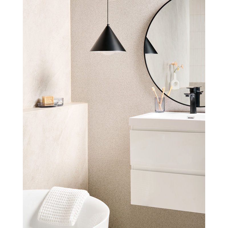 1 - Light Matte Novelty Pendant, Black