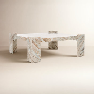 Delaine Marble Top Single Coffee Table