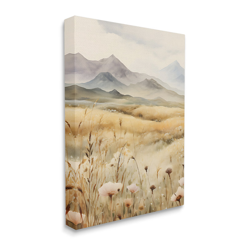 «Soft Mountainside Meadow», reproduction sur toile tendue, H 48 po x l 36 po
