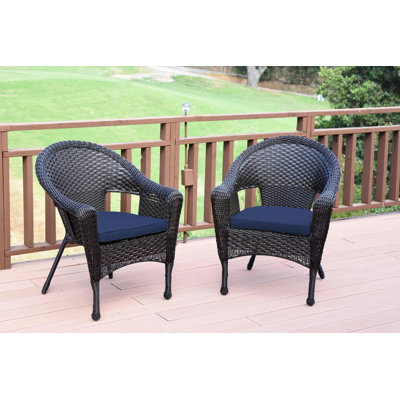Watts Premium All-Weather Wicker Outdoor Stacking Dining Armchair with Cushion