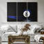 «8 Ball», 3 pièces sur toile-98562865