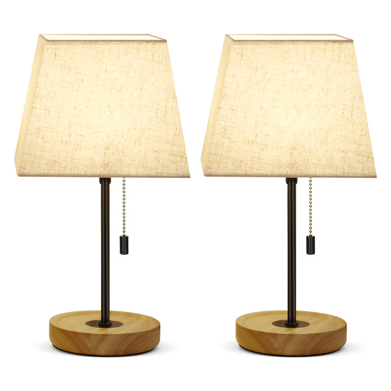 Ensemble de lampes de table 16,1 "noir / brun