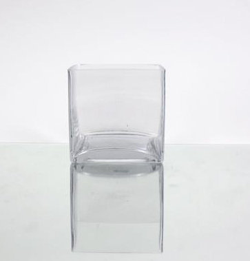 Ryleigh Handmade Glass Table Vase, 4" H x 4" W x 4" D