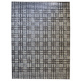 Hashtag Geometric Area Rug in Gray