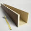 Poutre de plafond 3 côtés en faux bois Endurathane Rough Cedar (poutre en U)-96270171-105323829-105323836