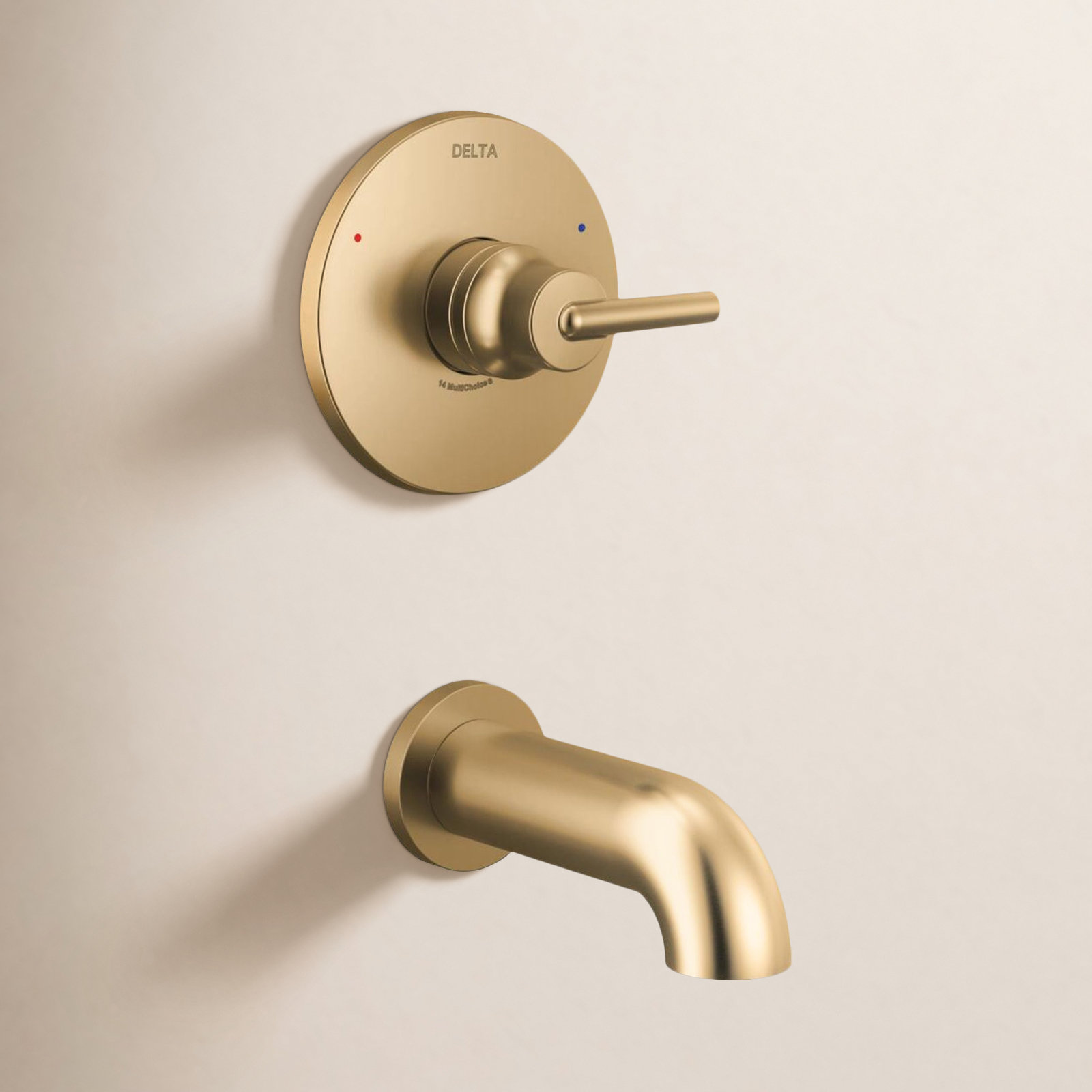 Delta Trinsic Wall-Mounted Tub Filler & Reviews | AllModern