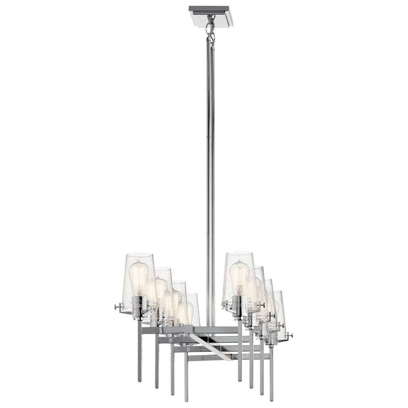 Tompkins 8 - Light Kitchen Island Pendant, Chrome