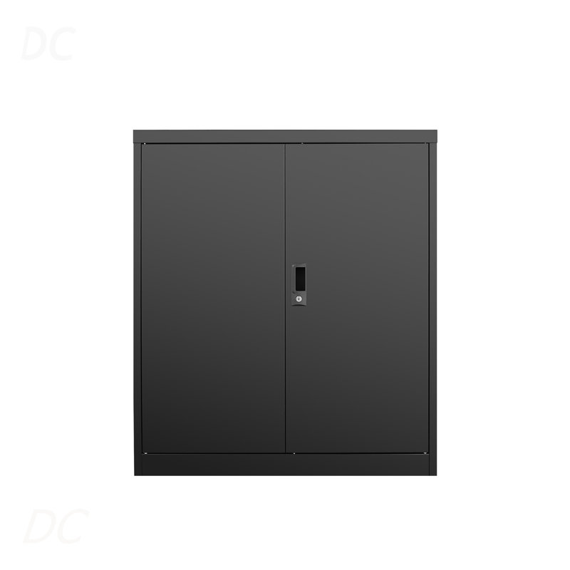 Classeur verrouillable avec portes et 2 tablettes réglables pour la maison, le bureau, l'école et le garage