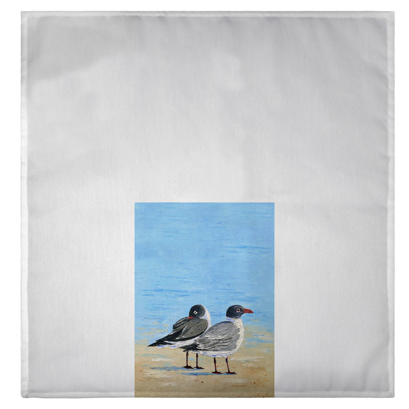 Laughing Sea Gulls Guest Towel