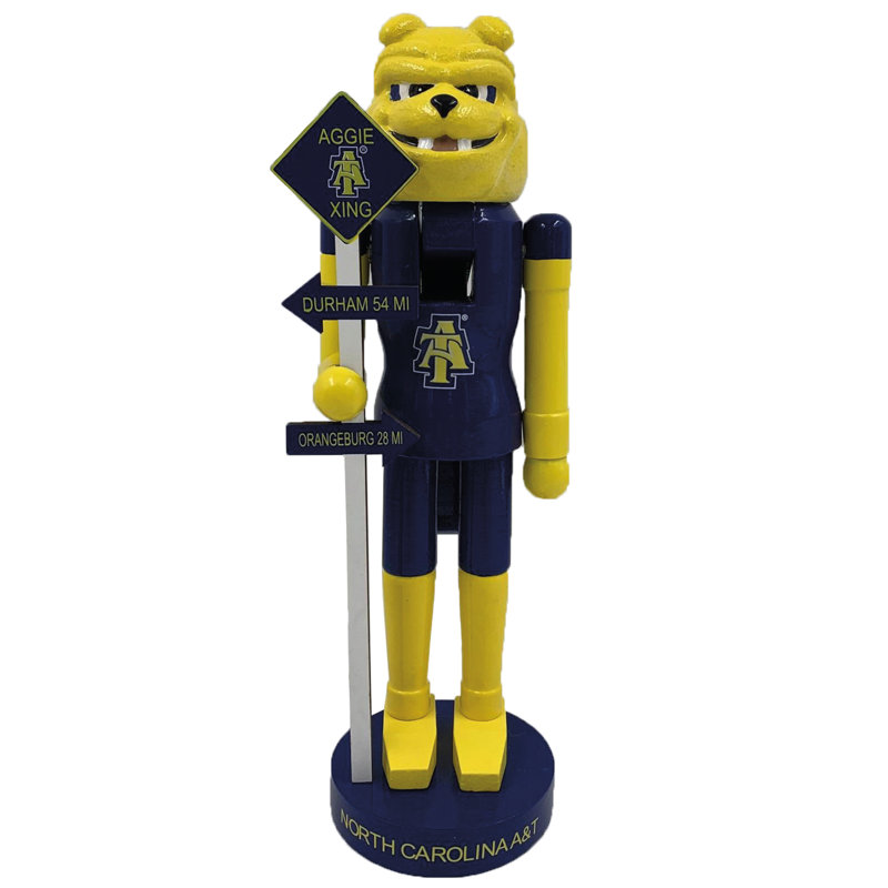 NCAA North Carolina A&T Aggies 12 "Rivalry Nutcracker