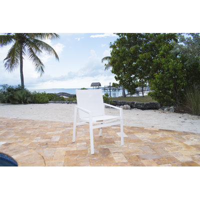 Mykonos Metal Outdoor Stackable Dining Armchair