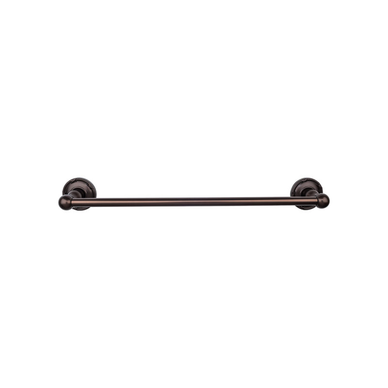 Edwardian Bath Single 26 1/2" Wall Mounted  Towel Bar, Oiled Rubbed Bronze